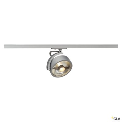 KALU TRACK, spot, QPAR111, gris, adaptateur 1 allumage inclus