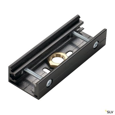 EUTRAC�, connecteur m�canique, int�rieur, pour rail 3 allumages en saillie, noir