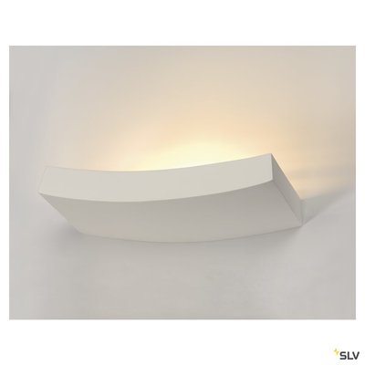 PLASTRA, applique intrieure, curve, blanc, R7s 78mm/QT-DE12, 100W max, pltre