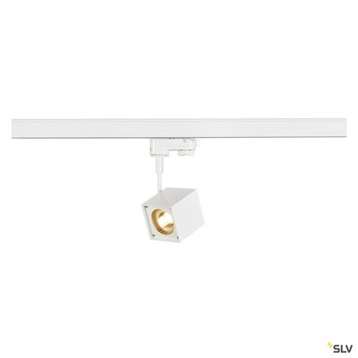 ALTRA DICE TRACK, carr�, blanc, GU10, max. 50W, adapt. 3 allumages inclus