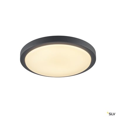AINOS, rond, anthracite, 22W, LED 3000K, avec dtecteur