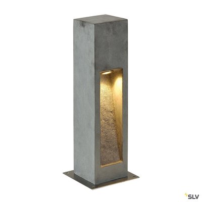 ARROCK STONE 50, borne ext�rieure, gris, LED, 9W, 3000K, IP55, basalte, inox 304
