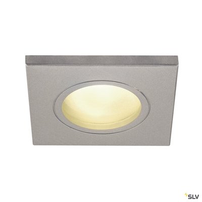 DOLIX OUT, carr�, GU10, QPAR51, encastr�, gris, max. 50W