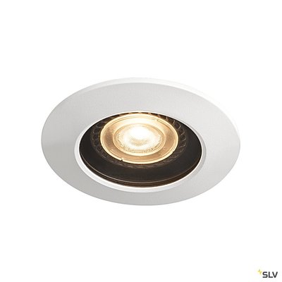 VARU encastr�, noir/blanc, GU10 5,5W max., IP65