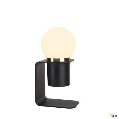 Tonila, lampe � poser int�rieure, noir/laiton, led, 1,6w, 2700k, sans fil