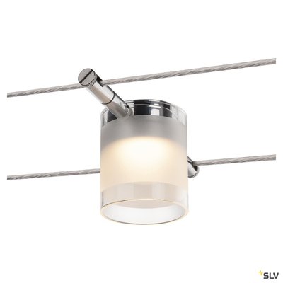 COMET LED, spot pour c�ble tendu T.B.T. int�rieur, chrome, LED, 6,3W, 2700K