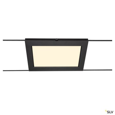 PLYTTA, spot pour c�ble tendu T.B.T. TENSEO int�rieur, noir, LED, 9,8W, 2700K