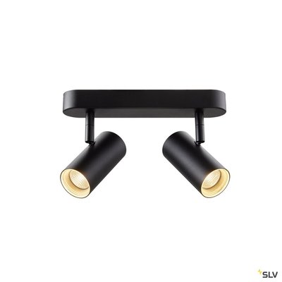 NOBLO, applique et plafonnier intrieur, double, noir, LED, 16W, 2700K, variable