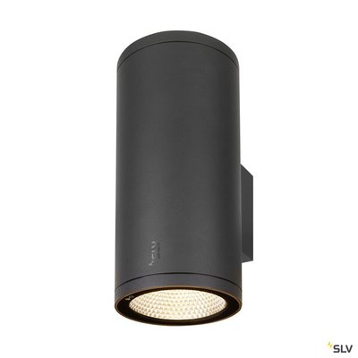 ENOLA, applique ext, rond, L, anthracite, LED, 53W, 3000K/4000K, IP65, up/down