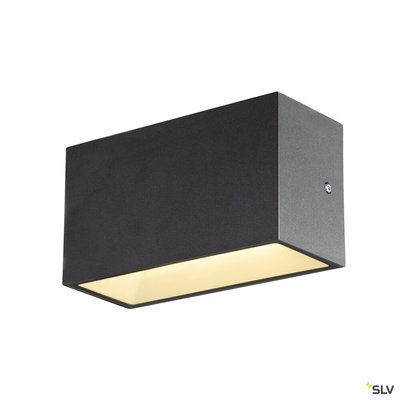 SITRA CUBE applique ext M up/down anthracite LED 14W 3000K/4000K IP44 CCT Switch