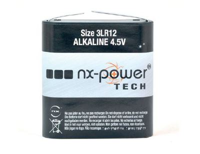 Pile alcaline blister x1 3LR12 NX-POWER TECH 4.5V