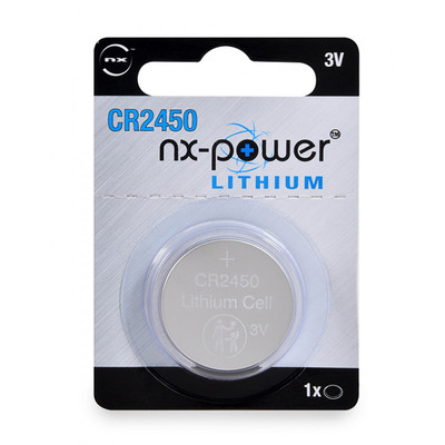 Pile bouton lithium blister CR2450 3V