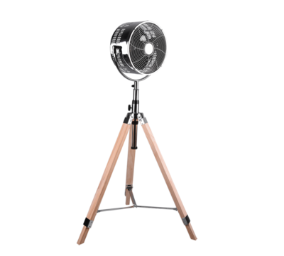 Ventilateur design TROMS mtal chrom