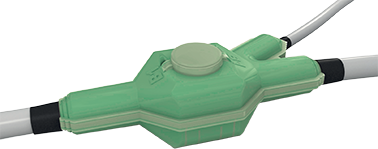 Boite de drivation et rsine polyurthane  couler . taille 0