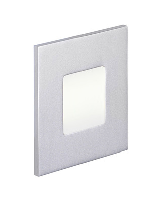 BALIZ 2 - Encastr� Mur carr�, fixe, gris, LED int�g. 1,8W 4200K 40lm
