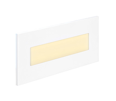 BALIZ 3 - Encastr� Mur rectang., fixe, blanc, LED int�g. 3,8W 2400K 100lm