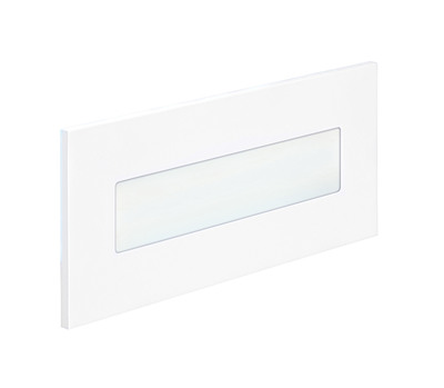 BALIZ 3 - Encastr� Mur rectang., fixe, blanc, LED int�g. 3,8W 4000K 120lm