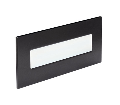 BALIZ 3 - Encastr Mur rectang., fixe, noir, LED intg. 3,8W 4000K 120lm