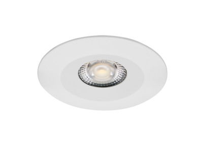 ASPEN VOL1 - Encastr� rond, fixe, blanc, LED 5W 36� 450lm 3000/4000K (CCT)
