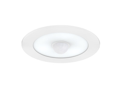 PIRO-Downlight IP54 LED CCT 3000-4000-5700K 10W 880lm 50000h, dtecteur intgr