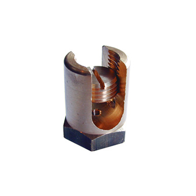 Borne serre-fils en laiton nu,  capacit : 7  10mm, bornage: M6