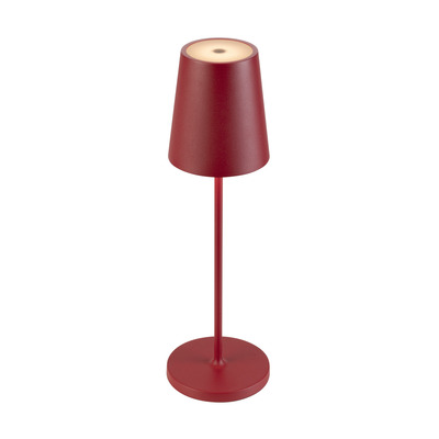 VINOLINA TWO, Lampe � poser, sans fil, IP65, 2200/2700/3000�K, TOUCH, rouge