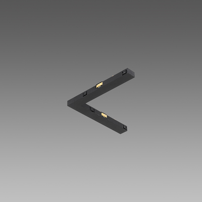 Jonction en L pour OMNITRACK blanc en polyamide