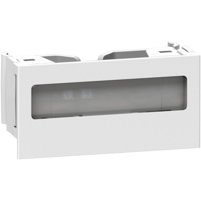 OptiLine 45 - clip de verrouillage pour goulotte - porte etiquette - blc polaire