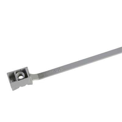 Mureva Fix - Clips � tubes sans halog�ne pour conduits � 16 � 32mm - gris (RAL 7035) - Utilisation int�rieure - PA (polyamide) 6/6 - Fixation par cheville Murafix ou avec vis - 100 pi�ces