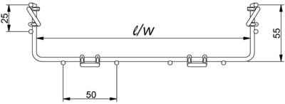 Chemin de cbles fil automatique CITO MTC 54x100, EZ