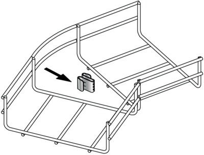 Agrafe MTCA 4, en Inox, assemblage et ajustement des virages en CDC fil diam.4