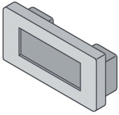 Bouchon STRUT 41x21, PVC