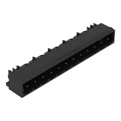 Connecteur m�le THR 1.0 x 1.0 mm solder pin Coud�, noir