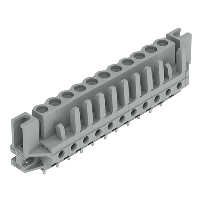 Connecteur femelle THT 0.6 x 1.0 mm solder pin Droit, gris