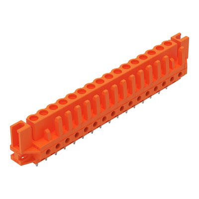 Connecteur femelle THT 0.6 x 1.0 mm solder pin Droit, orange