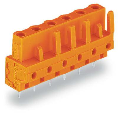 Connecteur femelle THT 0.6 x 1.0 mm solder pin Droit, orange