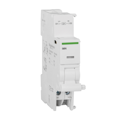 Acti 9 - iMN - d�clencheur voltm�trique - pour iC60 | iDPN Vigi | iID | iSW-NA - Circuit de commande : 48 VCA 50/60 Hz | 48 V CC - Conforme � EN/IEC 60947-5-1 - Largeur : 2 pas de 9 mm