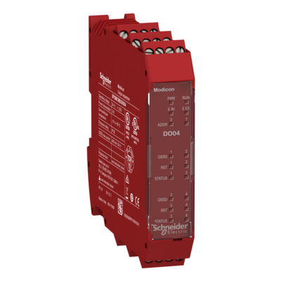 Preventa XPSMCM - module extension 4 sorties OSSD connecteur � vis