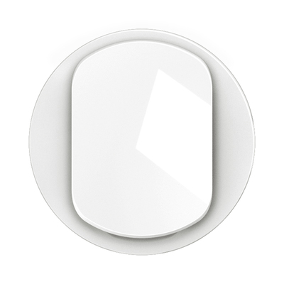 Enjoliveur interrupteur et ou va-et-vient C�liane - Blanc