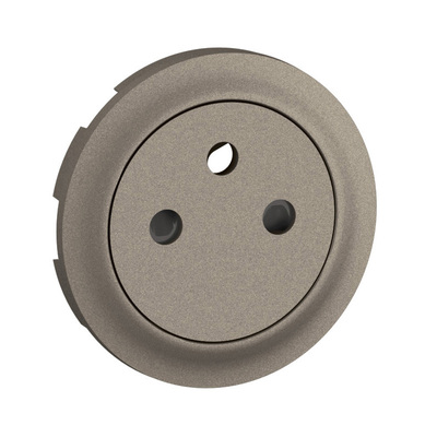 Enjoliveur prise 2P+T Surface C�liane - Titanium