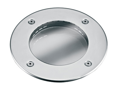 WALKER 2-Enc. Sol Ext. IP67 IK10, rond, inox, E27 R63 40W max, lpe non incl