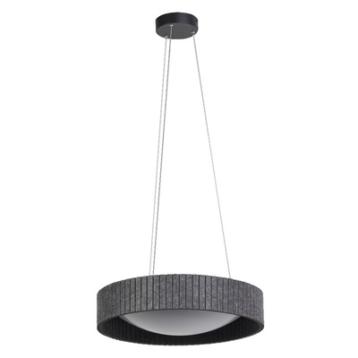 LDV Decor FELT Cylinder 28W 3000K 1000lm Suspension en feutre gris