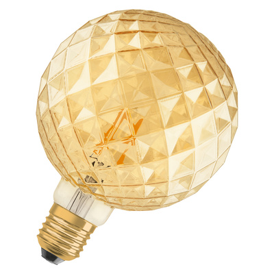 LED CLASSIC OSRAM 1906 PINECONE40 FIL GOLD E27 4W 470lm 2400K