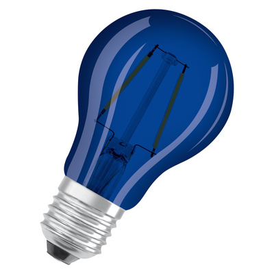LED CLASSIC OSRAM STAR+ DECO CLA15 Verre Bleu E27 2,5W 10lm