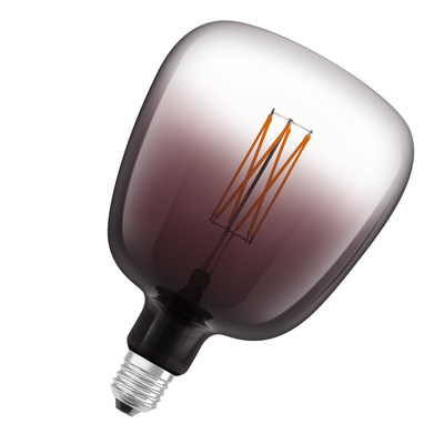 LED CLASSIC OSRAM 1906 DIM CLG15 D140 Verre Fum� E27 4,5W 1600K 150lm