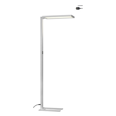 WORKLIGHT, lampadaire, int�rieur,  argent, 79W max, 240V, 4000K, IP 20, UGR19