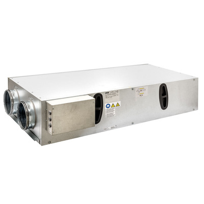 Centrale double-flux Tr�s Haut Rendement 92% horizontale, 300 m3/h, bypass 100%