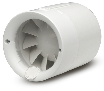 Arateur de conduit, 100 m3/h, 12 W, encastrable, clapet anti-retour, D 100 mm