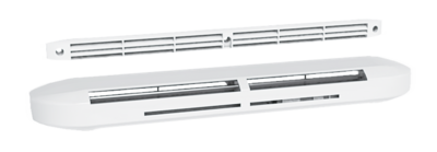 Entr�e d'air hygror�glable, 6/45 m3/h, RAL 9016, r�servation 354x12 mm