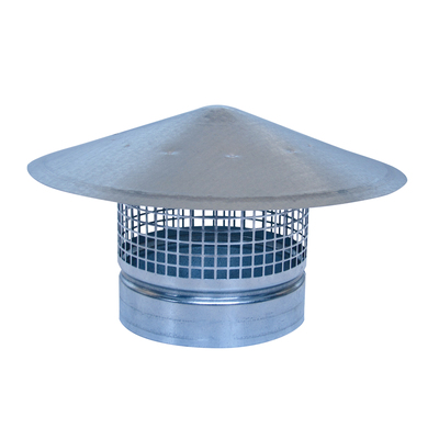 Chapeau pare-pluie acier galvanis�, D 200 mm